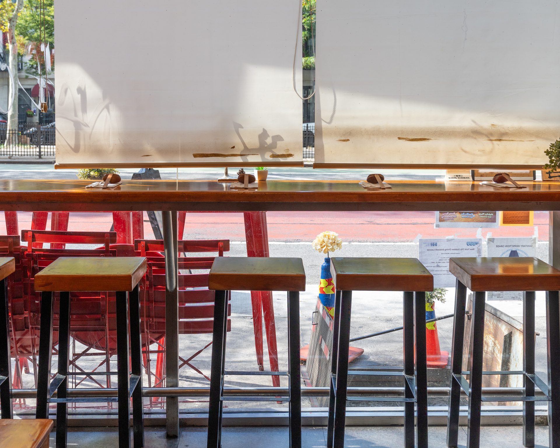 The Allen Street dining room