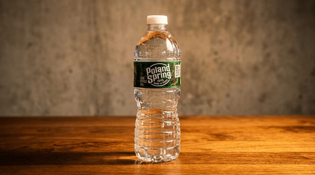 Poland Spring Water.